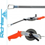 Рулетка RICHTER 464-SR 30 м нержавіюча сталь (Травлена)
