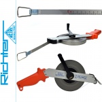 Рулетка RICHTER 474-SR 50м нержавіюча сталь (Лакована)