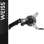 Рулетка Weiss сталева біла 50м GERMANY