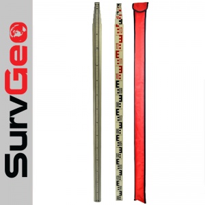 Рейка нівелірна Фібергласова 7м SurvGeo