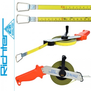 Рулетка RICHTER 414G-SR 30м сталева лакована