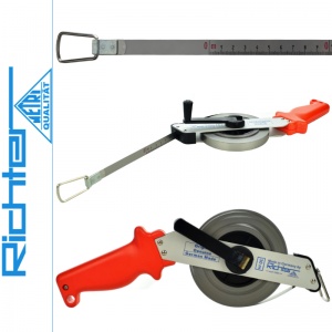 Рулетка RICHTER 474-SR 30 м нержавіюча сталь (Лакована)