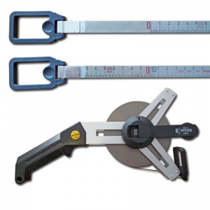 Рулетка WEISS нержавіюча сталь 50м GERMANY