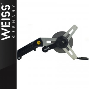 Рулетка Weiss сталева біла 50м GERMANY